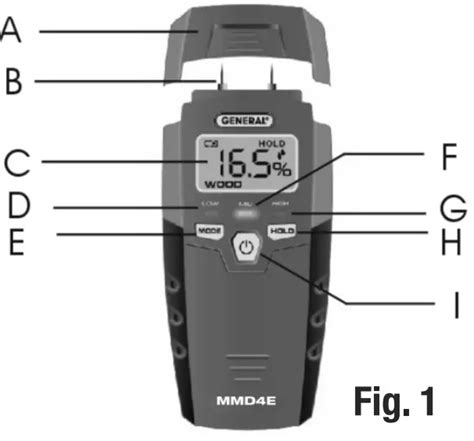 custom how to use general mmd4a moisture meter|ndi moisture meter manual.